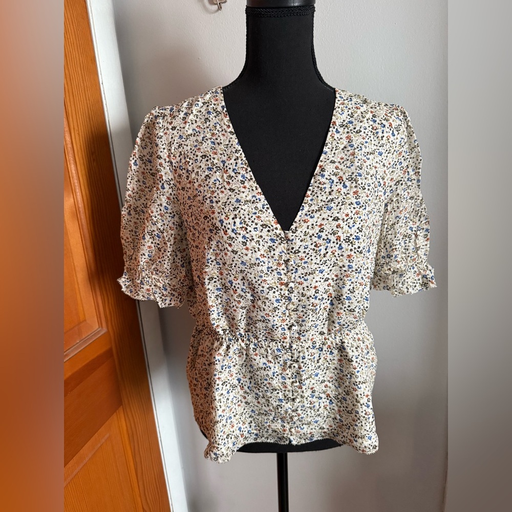 Madewell Silk Button Up Blouse - Picture 11 of 11